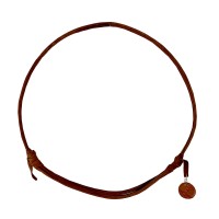 Leather Neck Ring Brown