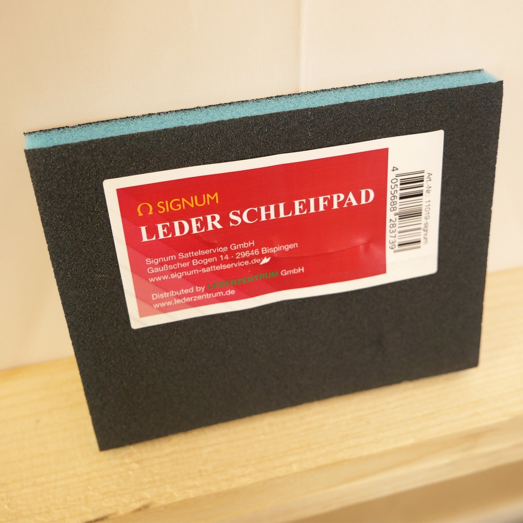 Leder Schleifpad