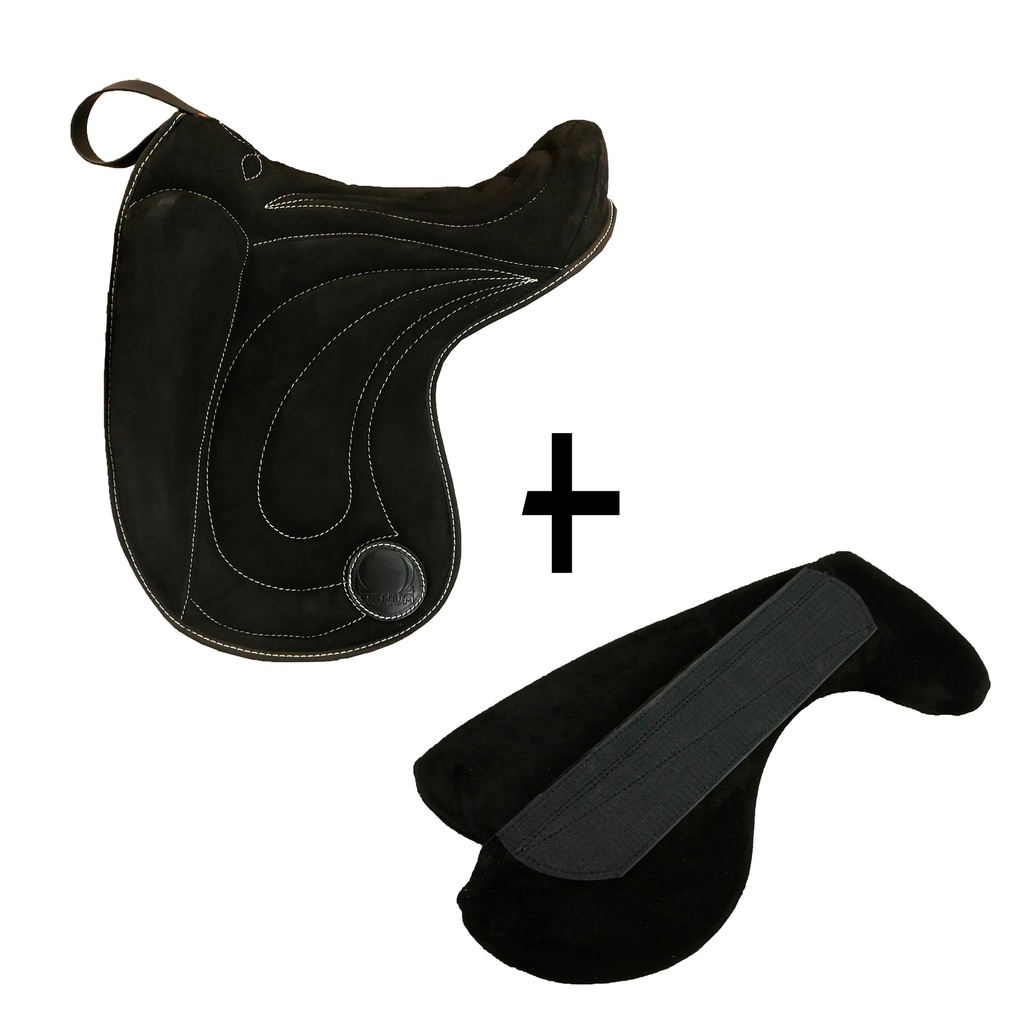 Rental product riding pad Dressage + velcro pads bundle