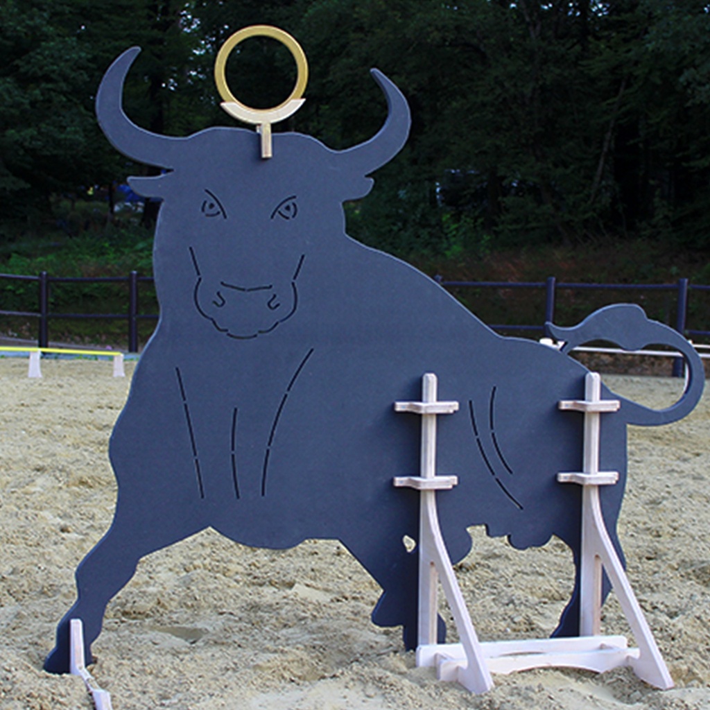Stier inkl. Ring & Halterung