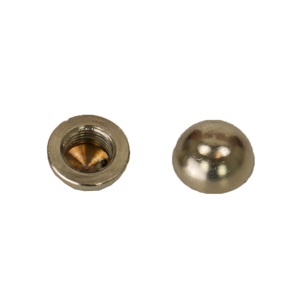 Sattel Abdeckkappen Silber / Paar
