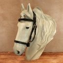 Portugiesischer Zaum Campo Deluxe mit Lederzügeln