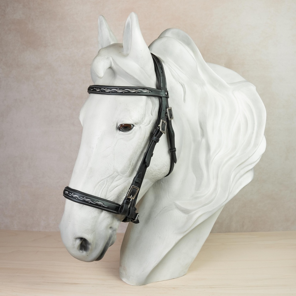 Kenzie Dysli Show Zaum Calada mit Lederzügeln