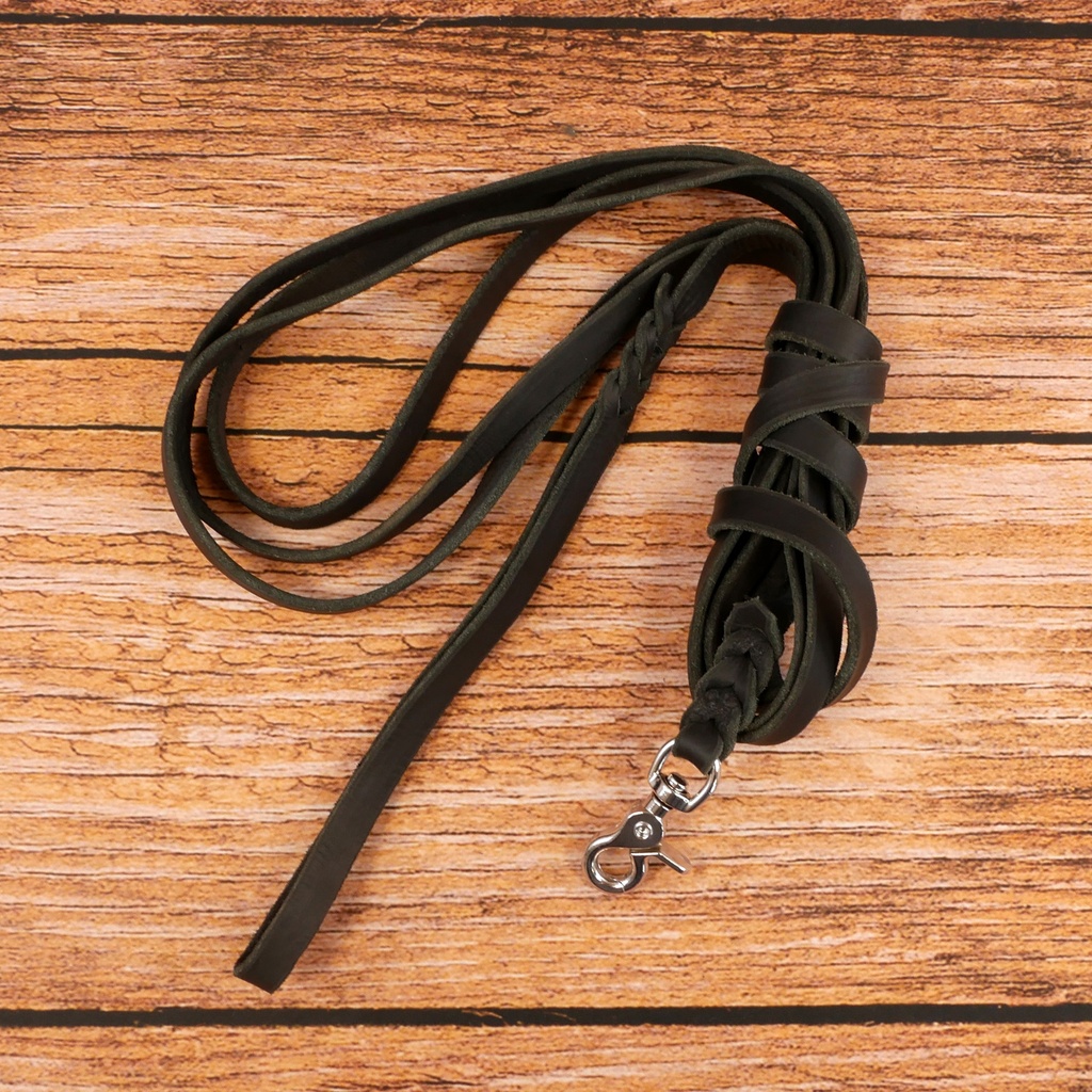 Leder Longe aus Fettleder