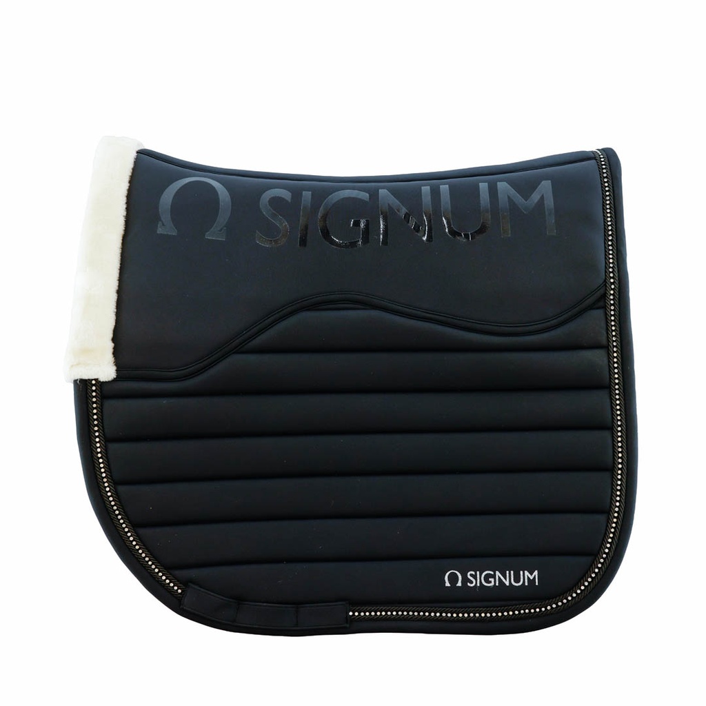 Tapis de selle SIGNUM Deluxe avec fausse fourrure