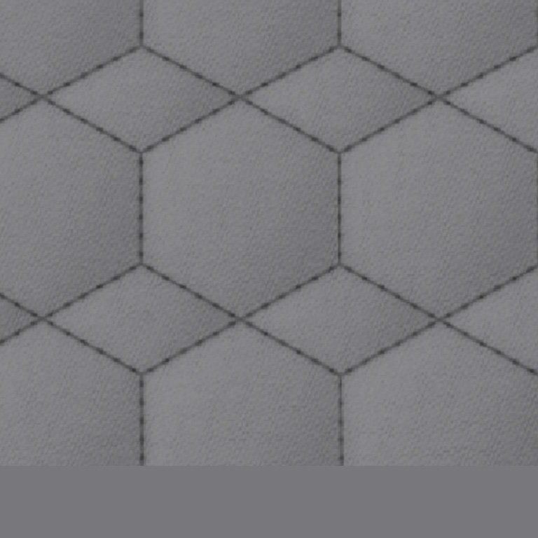 Couleur du Tissu Matelassé: Light Gris