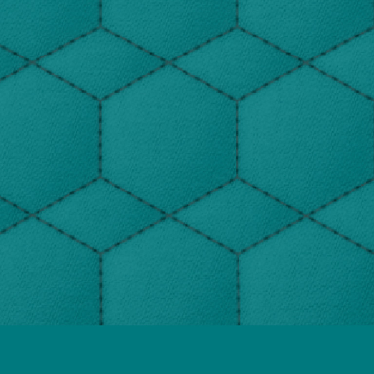 Farbe Steppstoff: Jade