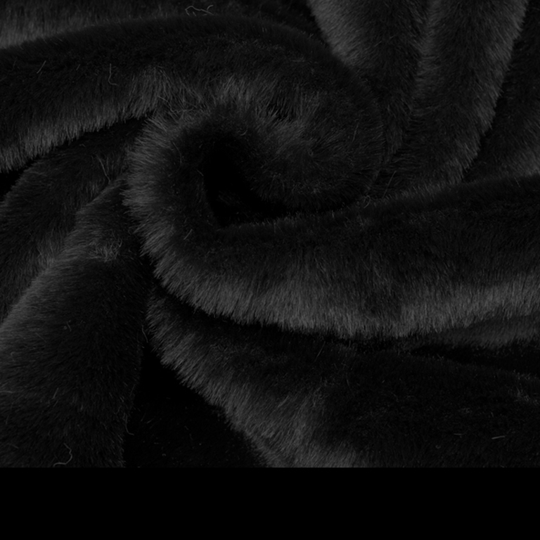 Farbe Kunstfell: Schwarz