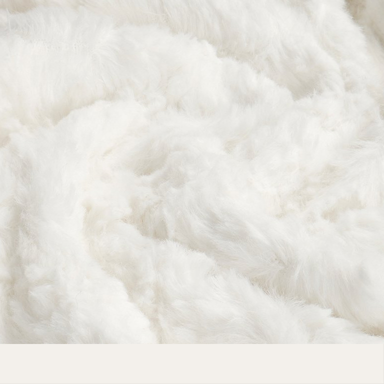 Farbe Kunstfell: Weiss