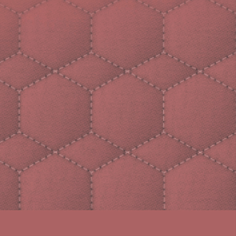 Couleur du Tissu Matelassé: Rose Ancien